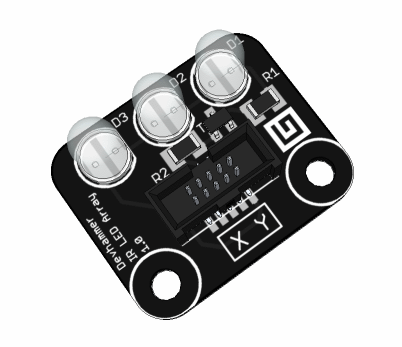 IR LED Array - LEDs on top