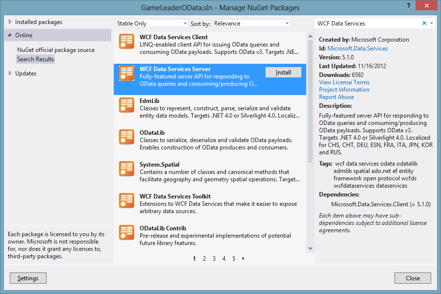 NuGetWCFDataServices_2